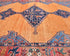 9x12 Orange Blue Aryana Afghan Hand Knotted Veg Dye Wool Area Rug